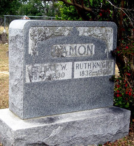 Graves of George Lamon and Ruth Knight Lamon