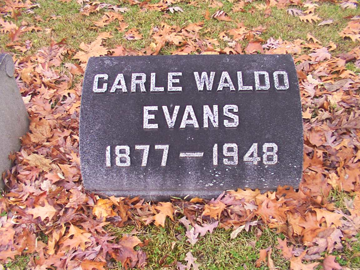 Waldo C. Evans Grave